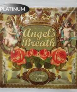 Angels Breath Herbal Incense stick burning in a relaxing room with calming aroma
