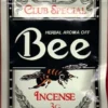 Bee Herbal Incense stick burning in a relaxing and aromatic room