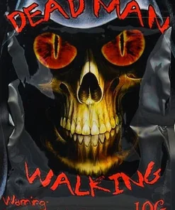 Dead Man Walking Herbal Incense stick burning with deep, captivating aroma in a cozy room