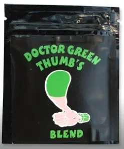 Close-up of Doctor Green Thumbs Herbal Incense made from natural herbs and botanical blends