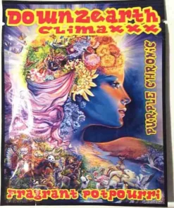 Down 2 Earth 10G Herbal Incense stick burning with bold, natural aroma in a cozy room