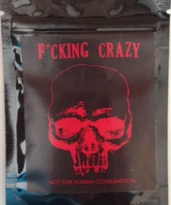 F Crazy Herbal Incense stick burning with rich, natural aroma in a cozy room