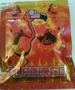 Flamingo Herbal Incense stick burning with rich, natural aroma in a cozy room