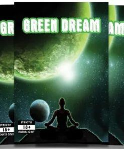 Premium Green Dream Herbal Incense used during meditation