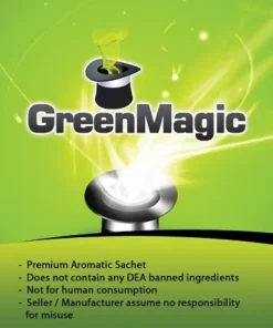 Close-up of Green Magic Herbal Incense natural herbal blend