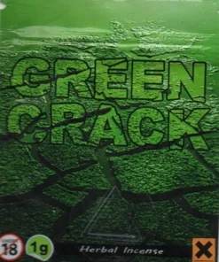 Close-up of Green Crack Herbal Incense natural herbal blend