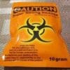 Caution Herbal Incense stick burning in a bold and aromatic room