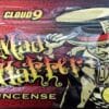 Cloud 9 Mad Hatter Herbal Incense stick burning in a bold and invigorating room