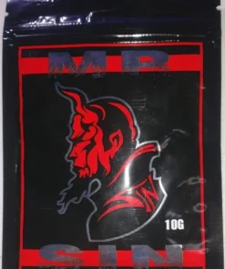 Mr. Sin Herbal Incense premium K2 herbal incense blend packaging
