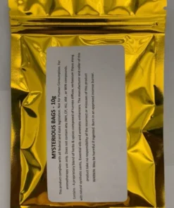 Mysterious Bags Herbal premium herbal incense blend packaging