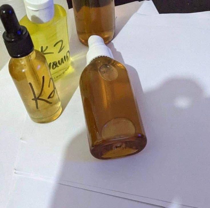 K2 spray synthetic weed paper with information about synthetic cannabinoids, effects, risks, and safety